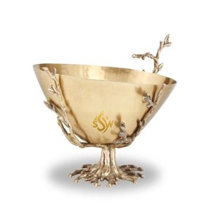Trending Design Chocolate <b>Serving</b> <b>Bowl</b> Brass Made Gold Color Sweet Snacks And Candy <b>Serving</b> <b>Bowl</b> Deluxe Quality Customize Shape - Product Image 3