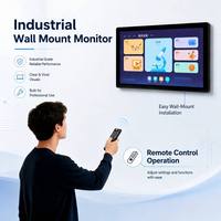 PC tout-en-un industriel à écran tactile Android de 15,6 pouces avec interface DVI, moniteur tactile industriel mural