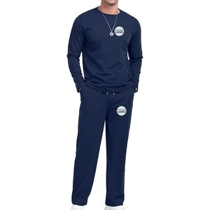 Conjunto Deportivo de Invierno de 2 Piezas, Sudadera Casual con Cuello Redondo y Pantalones Deportivos con Bolsillos para Correr - Product Image 4