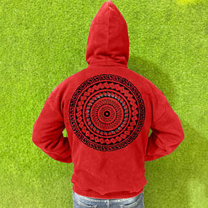 เสื้อฮู้ดผู้ชายแบบสวมหัว OEM สั่งทำพิเศษ อุ่นสบาย มีสไตล์ เหมาะสำหรับใส่ลำลอง ออกกำลังกาย ผ้าฝ้าย ซิปเรียบ สีพื้น สไตล์ไฮสตรีท - Product Image 2