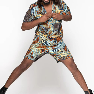 Short d'entrejambe à séchage rapide de 5 pouces Short de sport pour homme Short de bain respirant avec logo personnalisé en gros - Product Image 2