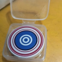 Striker multicolore de qualité supérieure pour plateau de carrom avec impression couleur intégrale, coins arrondis, emballage personnalisé, fabriqué en Inde