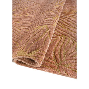 Alfombras de Lana Anudadas a Mano Azalea, Rojas y Naranjas con Patrones Florales y Abstractos, Rectangulares de 9x12 para Entrada y Sala de Estar, Aiwz-1001 - Product Image 2