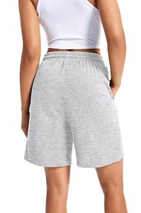 Short décontracté imprimé pour femmes Motif tropical Tissu léger avec poches élastiques à la taille Conçu pour les vacances Voyage Mode - Product Image 2