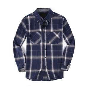 Chaqueta de motociclista transpirable a prueba de viento para hombre 2025, Camisa de franela Lumberjack Rider con logotipo frontal para carreras de motos - Product Image 3