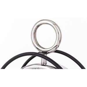 Horloge de table en métal, horloge de chevet, base en marbre, dernier design, horloge de bureau pour la décoration de la maison et du bureau, accessoires - Product Image 6