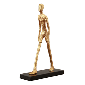 Sculpture décorative en métal de luxe pièce d'art moderne bureau à domicile artisanat en métal de haute qualité salon chambre mariage - Product Image 6