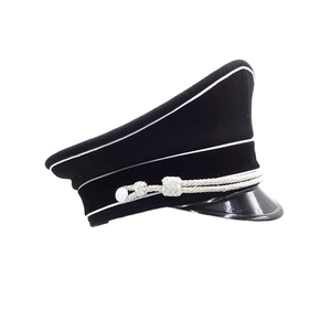 Conception de qualité 2025 Chapeaux de robe de défilé bleu prussien de haute qualité pour adultes - Product Image 2