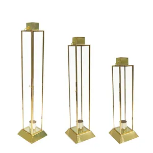 เชิงเทียนโลหะชุบทองขนาดเล็กเชิงเทียนเชิงเทียนเชิงเทียนสำหรับโรงแรมบ้านห้องนั่งเล่น - Product Image 5