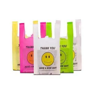 Sachet plastique et sacs en plastique avec propre logo et sac en plastique imprimé et sacs de remerciement