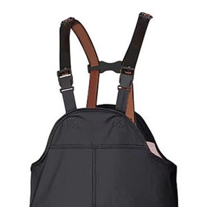 Combinaison de sécurité haute visibilité orange en polyester ignifuge, classe 2 ANSI, imperméable, avec bandes réfléchissantes et bretelles réglables - Product Image 2