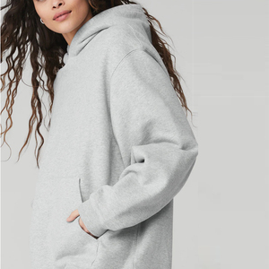 Fabricantes personalizados para la marca de ropa de gran tamaño Baggy Winter French Terry Heavyweight Hoodies y pantalones chándal para mujeres - Product Image 2