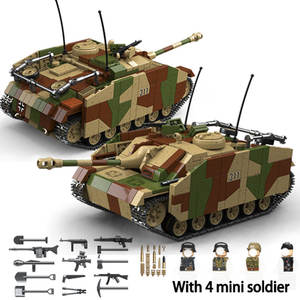1058pcs 1/28 Échelle Plastique Modèle Collection Army StuG Lll Ausf.G. Ensembles <span class=keywords><strong>de</strong></span> blocs <span class=keywords><strong>de</strong></span> construction <span class=keywords><strong>de</strong></span> <span class=keywords><strong>soldats</strong></span> <span class=keywords><strong>de</strong></span> véhicules militaires allemands Tank Ww2 - Product Image 2