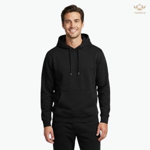 Conjunto de Sudadera con Capucha y Pantalones Deportivos de Felpa de Algodón para Hombre, Personalizado al por Mayor, Fábrica OEM, Ropa Deportiva Informal para Invierno - Product Image 3