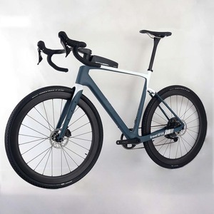 Vélo de route sans fil 24 vitesses, fourche entièrement en fibre de carbone, frein à disque hydraulique, cadre rigide 700*28C, vélo de triathlon de course pour adultes - Product Image 3