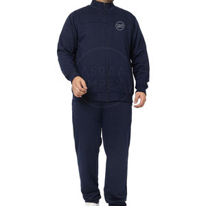Chándal de algodón informal de talla grande para hombre, nuevo diseño, patrón sólido, ropa de calle transpirable para invierno, venta en línea - Product Image 1