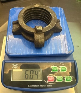 Écrou de fixation L&T, type lourd |   Écrou de support de coffrage |   Poids total 819g |   Poignée 218g Tête 604g - Product Image 1