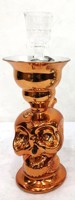 Chicha Farida de Luxe en Verre de Qualité Supérieure, Mini, Type Miroir, Courbée, avec Embout en Verre Squelette, pour Fumer, Vente en Gros