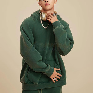 เสื้อฮู้ดดี้โอเวอร์ไซส์ แฟชั่น ราคาถูก ผ้าคอตตอนผสม เหมาะสำหรับใส่กลางแจ้ง เสื้อฮู้ดดี้โอเวอร์ไซส์สำหรับผู้ชาย - Product Image 2