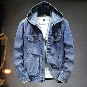 Jeans de Mezclilla para Hombre / Chaqueta Trucker de la Mejor Calidad con Colores Personalizados y Logotipo Personalizado Hecho en Pakistán - Product Image 5