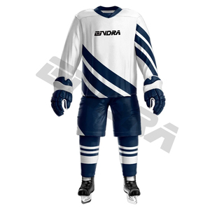 Meilleure vente 2024 pas cher en gros maillot de hockey sur glace vierge à capuche concevez votre propre uniforme de hockey sur glace - Product Image 1