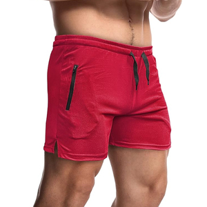 Pantalones cortos de gimnasio para hombre, ligeros, con logotipo personalizado, ropa activa de secado rápido, ropa deportiva de verano, pantalones cortos de estilo gimnasio con patrón sólido - Product Image 1