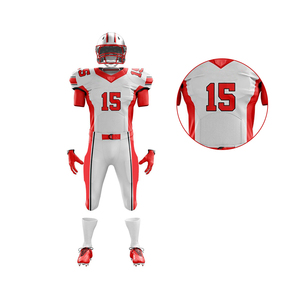 Uniforme de fútbol personalizado de manga corta con impresión de línea de Color gradual con patrón de logotipo personalizado transpirable para nuevo diseño - Product Image 3