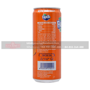 Fantaa Naranja Refresco Al Por Mayor Sabor Afrutado Con El Mejor Precio 320ml X 24 Latas - Product Image 3