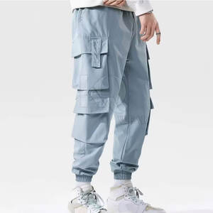 Pantalon cargo tendance pour homme, coupe décontractée et confortable, idéal pour le streetwear décontracté, les activités de plein air et l'usage quotidien. - Product Image 3