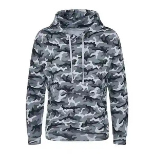 Venta al por mayor de alta calidad liso de cuello alto unisex 100% algodón pesado con capucha sudaderas con capucha para hombre OEM en blanco hoddies - Product Image 5
