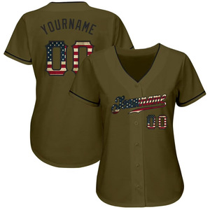 เสื้อเบสบอลเยาวชนปักลายคุณภาพสูงแบบ Tackle Twill ติดกระดุมเต็มตัว - Product Image 2