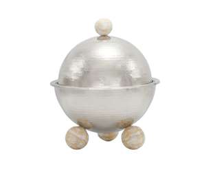 Encantador Servidor de alimentos de acero inoxidable con Soporte de alambre de hierro, utensilios de cocina antiadherentes de lujo con un diseño vintage para cenar elegante - Product Image 4