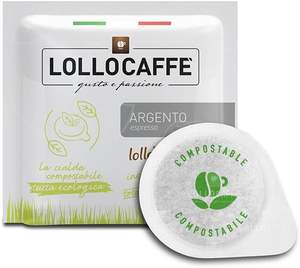 150 Caffè Lollo ESE compostable paper filter pods 44mm Silver blend - 0.09/pod - Product Image 2
