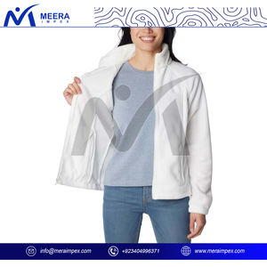 Veste en polaire tricotée haute performance pour femmes, taille XL, hiver, temps froid, tissu en coton respirant, coupe-vent, pull-over - Product Image 3