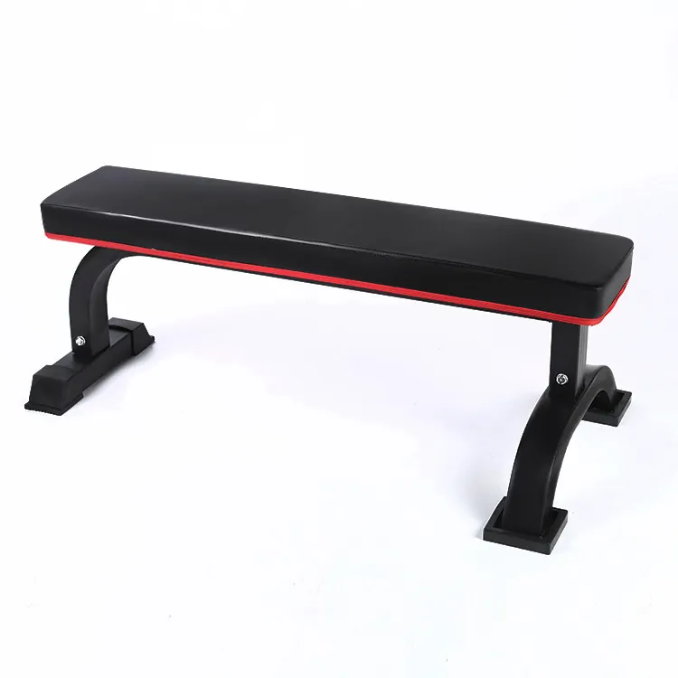 Best selling cheap Indoor Fitness strength training gym workout bench rack weight dumbbell Flat bench