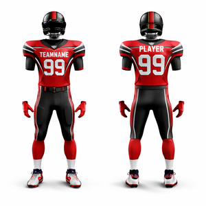 Custom American Football Uniform Set Sublimation Printed Football Jersey and Pants with Team Name and Number - Product Image 1