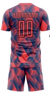 Conjunto de camiseta de fútbol personalizable Ropa deportiva transpirable duradera Uniforme de talla grande con el último diseño para béisbol y softball - Product Image 3