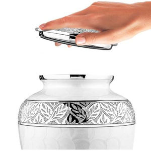 Finest Quality Cremation Urn Made of Solid Metal Urn <b>for</b> Funeral Adult <b>Ashes</b> Storage Available at Affordable Price - Product Image 3