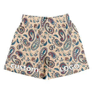 OEM Custom <b>Mens</b> Sublimated 100% Polyester Mesh <b>Shorts</b> 5 Inch Inseam <b>Knee</b> <b>Length</b> High Quality Embroidered Pattern Decorations - Product Image 1