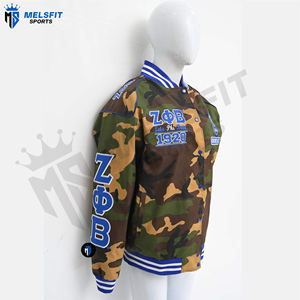 Fabricant OEM, veste de baseball pour homme de haute qualité, col montant, broderie personnalisée, manches en cuir, respirante pour l'hiver - Product Image 3