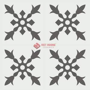 Carreaux en ciment 200x200mm Carreaux en grès émaillé faits à la main pour des designs muraux accrocheurs - Product Image 1