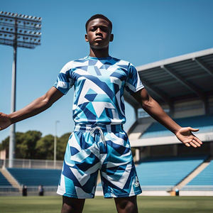 Football formation gilet Shorts ensembles personnalisé équipe porter Football Football Shorts ensemble hommes 100% Polyester Football uniforme - Product Image 4