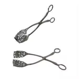 Pince à pâtisserie de cuisine Pince à servir en acier inoxydable Pain Gâteau Salade Buffet BBQ Cuisson Pince en métal de qualité alimentaire - Product Image 3