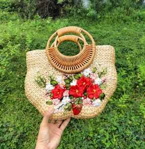 Meilleure vente sac jacinthe d'eau à la mode Style Vintage haute qualité prix le moins cher artisanat - Product Image 4