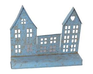 Maison décorative de Noël en métal galvanisé monocouche pour décoration intérieure ou extérieure - Product Image 4