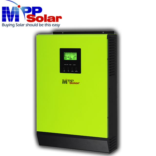 Inverter surya Hybrid LV2424 MPP, pengisi daya 2400w 110v 24v 80A MPPT 60 A AC paralel 60 A 2400w 120vac gelombang sinus murni