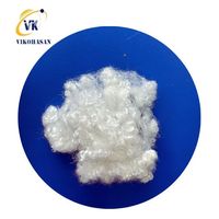 Prix le plus bas fibre discontinue de polyester recyclé 7D64mm HCS 15D64mm HCS creux conjugué siliconé de haute qualité pour le remplissage