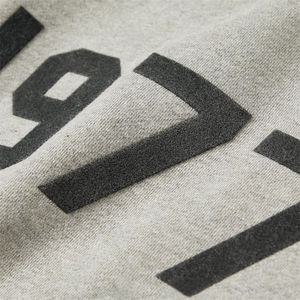 เสื้อมีฮู้ดแบบสวมหัวสำหรับผู้ชายชุดวอร์มกางเกงขาสั้นทรงโอเวอร์ไซส์ - Product Image 5