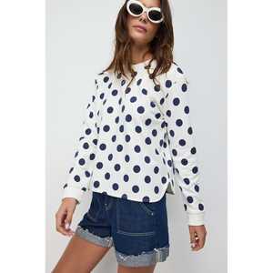 เสื้อสเวตเชิ้ตลายจุดคอกลม - Product Image 2