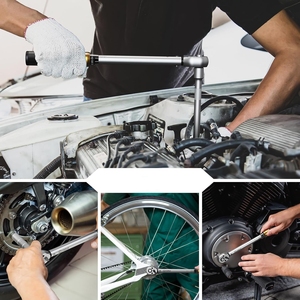 <strong>High</strong> Quality 7pcs CR-V Spanner <strong>Set</strong> 5-60nm Multi-Purpose Torque Wrench Tool Customizable OEM <strong>Car</strong> Maintenance Case Box - Product Image 6